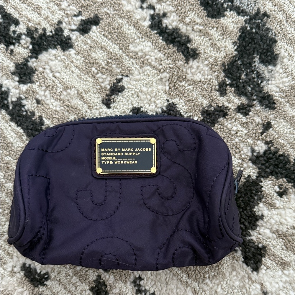 Marc by Marc Jacobs Dark Blue Cosmetic Case